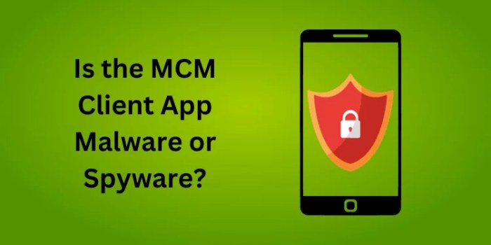 Is mcm client a spy app