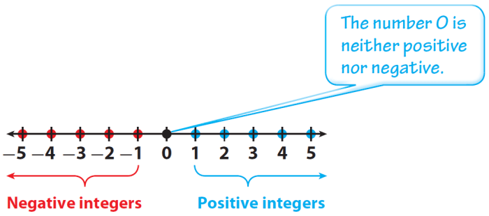 Integers and their opposites worksheet