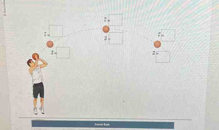 A ball is thrown and follows the parabolic path