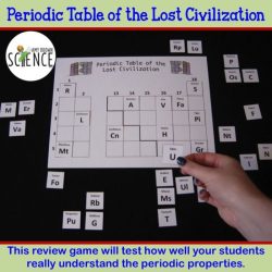 Periodic table of the lost civilization answer key